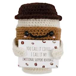 Needle Creations Crochet Kit - Coffee finished project