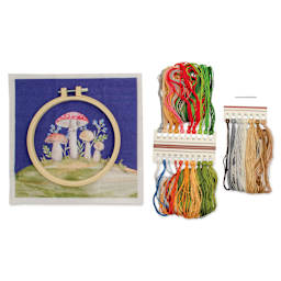 Needle Creations Embroidery Kit contents