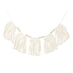 Needle Creations Macrame Bunting Kit finished project