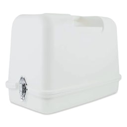 Singer Universal Hard Case - White angled view