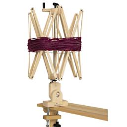 Schacht Ultra Umbrella Swift Yarn Winder, front (yarn not included)