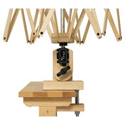 Schacht Ultra Umbrella Swift Yarn Winder - Revolution Counter, close up of the base and counter