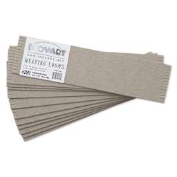 Inovart Chipboard Weaving Looms - 3-1/4" x 13", Pkg of 12, fanned out