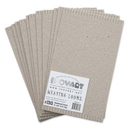 Inovart Chipboard Weaving Looms - 6" x 10", Pkg of 12, fanned out