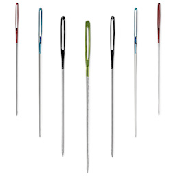 Singer Chenille Needle Set, close-up of each needle