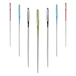 Singer Tapestry Needle Set, close-up of each needle