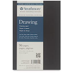 Strathmore Softcover 400 Series Drawing Art Journal - 8" x 5-1/2", Cream, 80 lb, 96 Pages