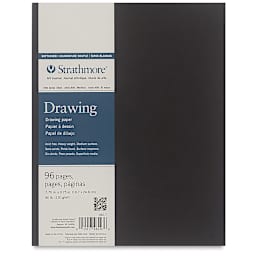 Strathmore Softcover 400 Series Drawing Art Journal - 9-3/4" x 7-3/4", Cream, 80 lb, 96 Pages