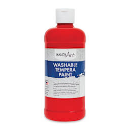 Handy Art Washable Paint - Red, 16 oz