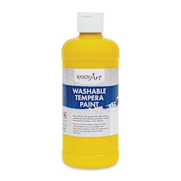 Handy Art Washable Paint - Yellow, 16 oz