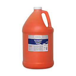 Handy Art Washable Paint - Orange, 128 oz