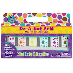 Do-a-Dot Art Markers - Mini Markers, Island Brights, Outside of Packaging
