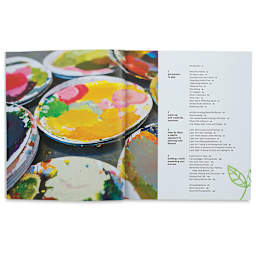 Expressive Flower Painting - Spread of Table of Contents
