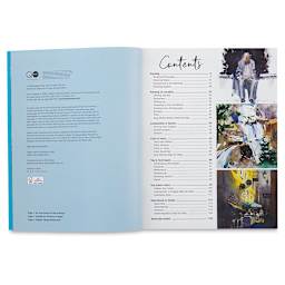 En Plein Air: Watercolor - Inside spread showing Table of Contents
