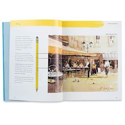 En Plein Air: Watercolor - Inside Spread discussing Drawing
