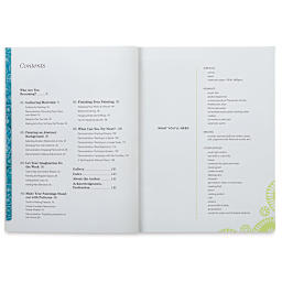 Painting Imaginary Flowers - Spread of Table of Contents
