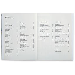 Painting and Drawing Techniques and Tutorials for Beginners, Contents Page