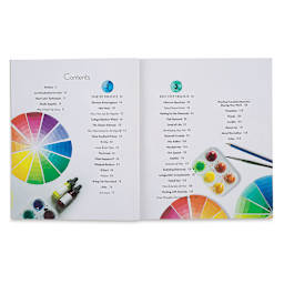 The New Color Mixing Companion - Inside spread of Table of Contents
