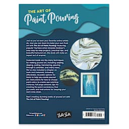The Art of Paint Pouring - Back cover of book