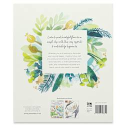 DIY Watercolor Flowers - Back cover of book