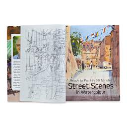 Ready to Paint in 30 Minutes: Street Scenes in Watercolour, Book Page