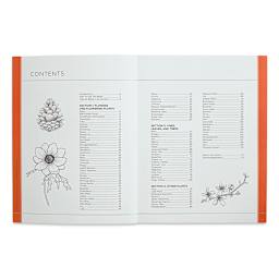 100 Flowers and Plants - Inside spread of Table of Contents