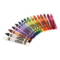 Crayola Triangular Crayons - Set of 16, crayons fanned out