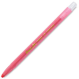 Sargent Art Twist-Up Crayons - Single Pink Twist-Up Crayon shown at angle and uncapped
