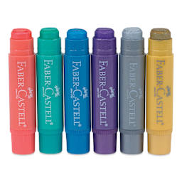 Faber-Castell Gel Sticks -  Set of 140, six Metallic Colors shown