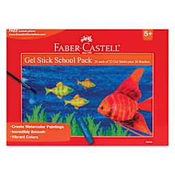 Faber-Castell Gel Sticks -  Set of 260, Assorted Colors, front of the packaging