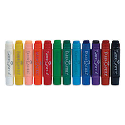 Faber-Castell Gel Sticks -  Set of 260, twelve Assorted Colors shown