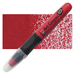 Marabu Art Crayon - Cherry Red 031 crayon and swatch