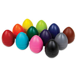 Crayola Young Kids Palm-Grasp Crayons - Set of 12, laid out