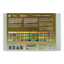 Bruynzeel Design Pastel Pencils - Assorted Colors, Set of 48 (back of package)