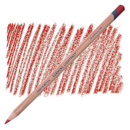 Derwent Lightfast Colored Pencil - Strawberry pencil and swatch
