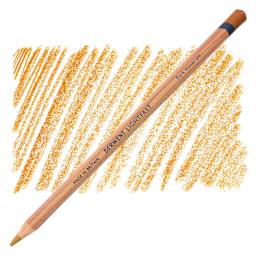 Derwent Lightfast Colored Pencil - Dark Honey pencil and swatch
