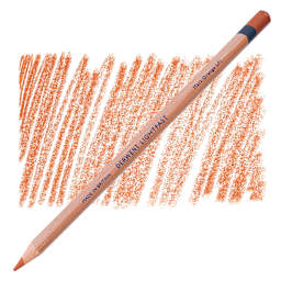Derwent Lightfast Colored Pencil - Mars Orange pencil and swatch