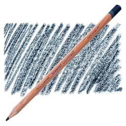 Derwent Lightfast Colored Pencil - Dark Indigo pencil and swatch