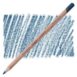 Derwent Lightfast Colored Pencil - Midnight Blue pencil and swatch