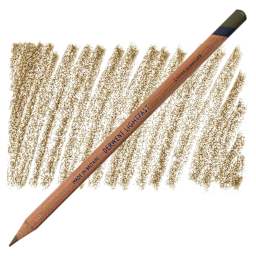 Derwent Lightfast Colored Pencil - Lichen Green pencil and swatch