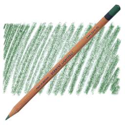 Derwent Lightfast Colored Pencil - Green Earth pencil and swatch