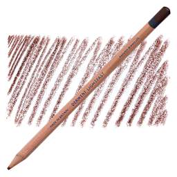 Derwent Lightfast Colored Pencil - Autumn Brown pencil and swatch