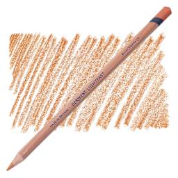 Derwent Lightfast Colored Pencil - Burnt Sienna pencil and swatch