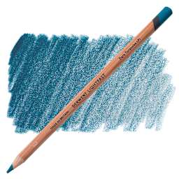 Derwent Lightfast Colored Pencil - Dark Turquoise pencil and swatch