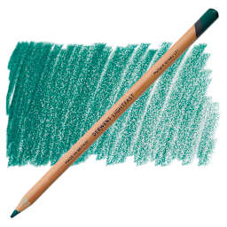 Derwent Lightfast Colored Pencil - Mallard Green pencil and swatch