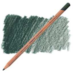 Derwent Lightfast Colored Pencil - Racing Green pencil and swatch