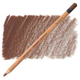 Derwent Lightfast Colored Pencil - Sepia pencil and swatch
