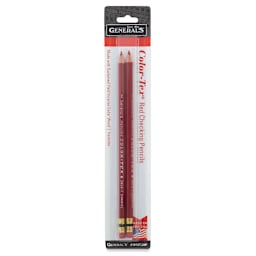 General's Color-Tex Red Checking Pencil - Front of blister package
