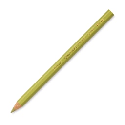 Caran D 'Ache Colorblock Maxi Metallic Pencils - Angled view of Gold Pencil
