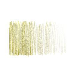 Caran D 'Ache Colorblock Maxi Metallic Pencil - Gold swatch